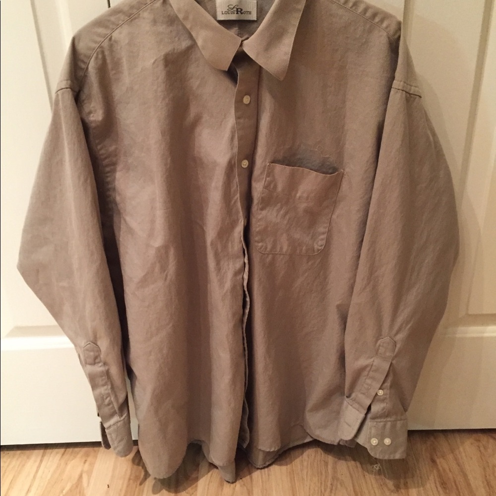 Louis Roth Oxford Buttondown Shirt 17.5 32/33 NWOT